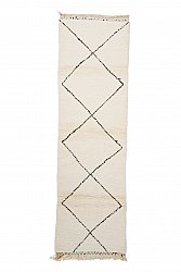 Kilim Moroccan Berber rug Beni Ourain 315 x 95 cm