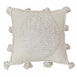 Cushion cover - Boho Tassels (offwhite)