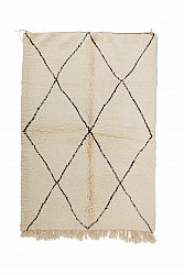 Kilim Moroccan Berber rug Beni Ourain 210 x 135 cm