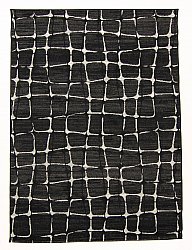 Wilton rug - Florence Cross (black)