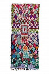 Moroccan Berber rug Boucherouite 270 x 115 cm