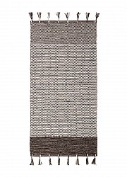 Rag rug - Vinga (white/grey/black)