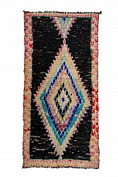 Moroccan Berber rug Boucherouite 290 x 135 cm