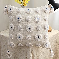 Cushion cover - Boho Flower (blue)