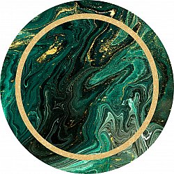 Round rug - Amelia (green)