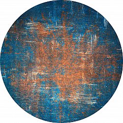 Round rug - Tierzo (blue)