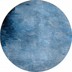 Round rug - Priego (blue)
