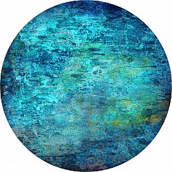 Round rug - Pardos (blue)