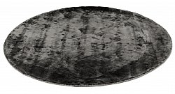 Round rug - Jodhpur Special Luxury Edition (black)