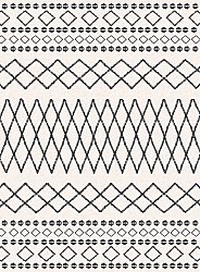 Wilton rug - Safi (black/white)