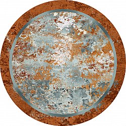 Round rug - Peri (orange/multi)