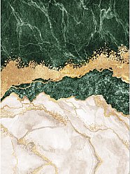 Wilton rug - Padova (green/white/gold)