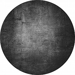 Round rug - Serifos (dark grey)