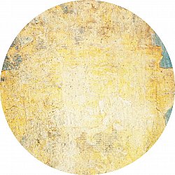 Round rug - Palau (gold/beige/blue)