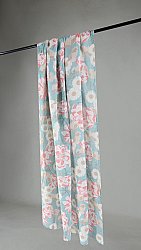 Curtains - Cotton curtain Serena (turquoise/pink)