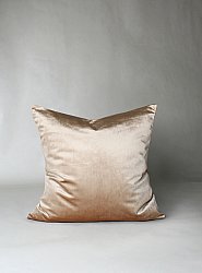 Velvet cushion cover - Marlyn (light beige)