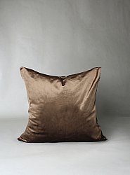 Velvet cushion cover - Marlyn (brown)