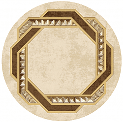 Round rug - Olympia (beige/brown)