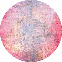 Round rug - Perugia (pink)