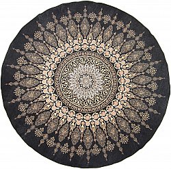 Round rug - Sandrigo (anthracite/gold)