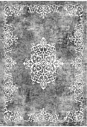 Wilton rug - Santi (dark grey/white)
