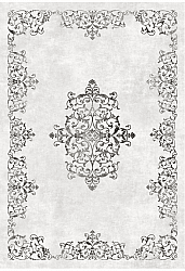 Wilton rug - Santi (white/black)