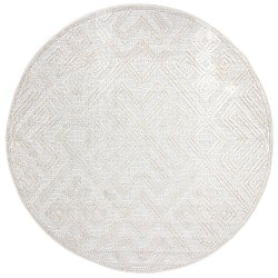 Round rug - Indoor/Outdoor Shirley (cream)