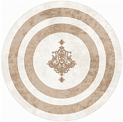 Round rug - Soros (beige/white)