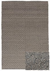 Wool rug - Varella (black/white)