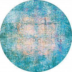 Round rug - Jules (turquoise)