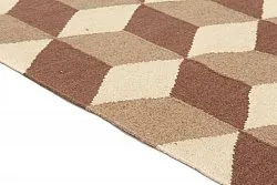 Wool rug - Floriáda (beige/brown)