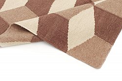 Wool rug - Floriáda (beige/brown)