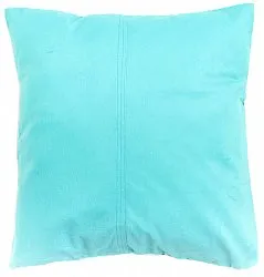 Velvet cushion (turqoise) (cushion cover) 45 x 45 cm