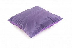 Velvet cushion (purple) (cushion cover) 45 x 45 cm