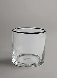 Candle holder M - Harmony (clear/black)