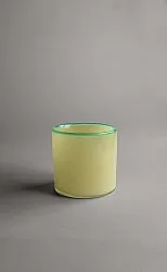 Candle holder M - Harmony (soft yellow/green)