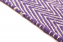 Rag rugs - Marina (purple)