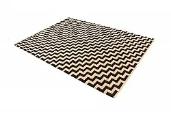 Jute rug - Cabana (beige/black)