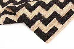 Jute rug - Cabana (beige/black)