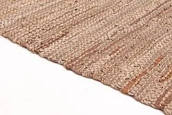 Hemp rug - Alamar (beige/brown)
