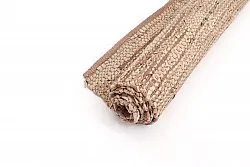 Hemp rug - Alamar (beige/brown)