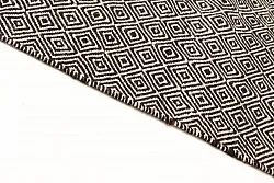 Wool rug - Varella (black/white)