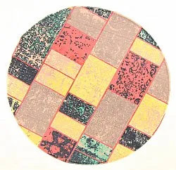 Rag rug - Bastia (round) (multi)