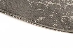Rag rug - Cassis (round) (grey)