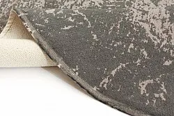 Rag rug - Cassis (round) (grey)