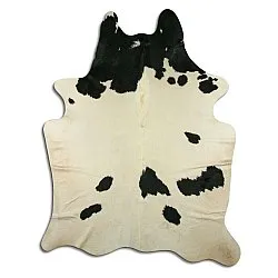 Cowhide - Black/white 76