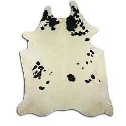 Cowhide - Black/white 52