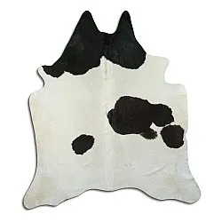 Cowhide - Black/white 655