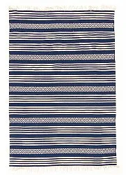 Rag rug - Ystad (blue)