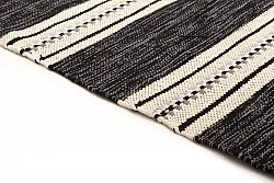 Rag rug - Kajsa (black)